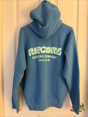 BNWT Rip Curl Blue Surfing Company Pullover Hoodie, sz Small